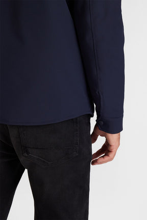 Jaqueta Overshirt Sarjada Liquid Repeller Marinho