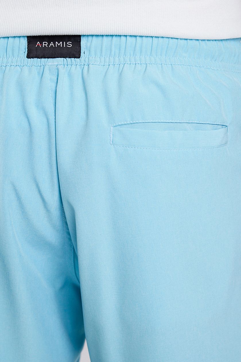 Shorts de Elástico Mescla Color Aqua