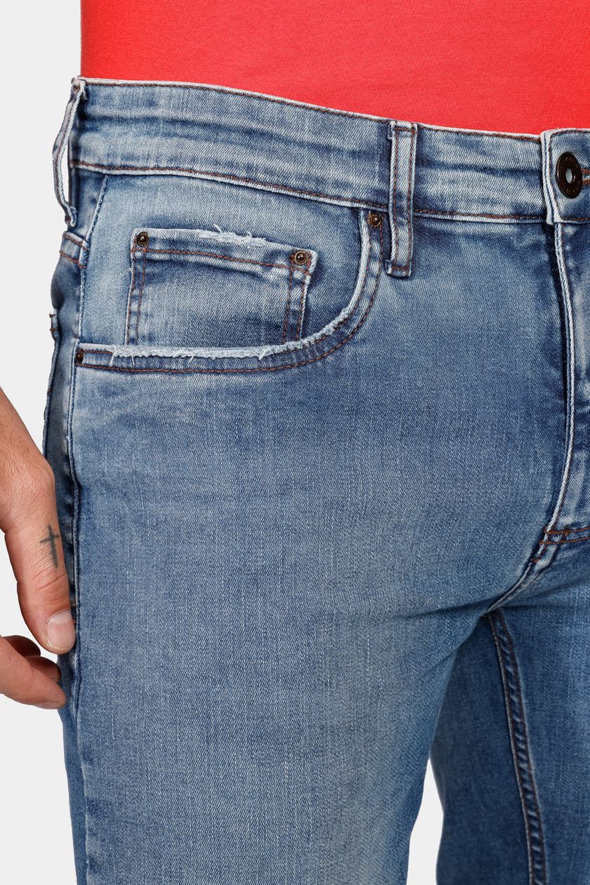 Calça Jeans Slim Flex And Dry Média Azul Médio