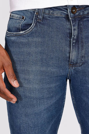 Calça Jeans Regular Sky Intesense Azul Escuro