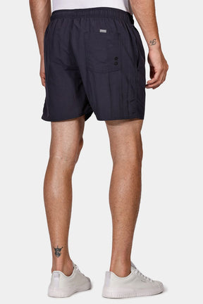 Shorts de Elástico Básico Color Marinho