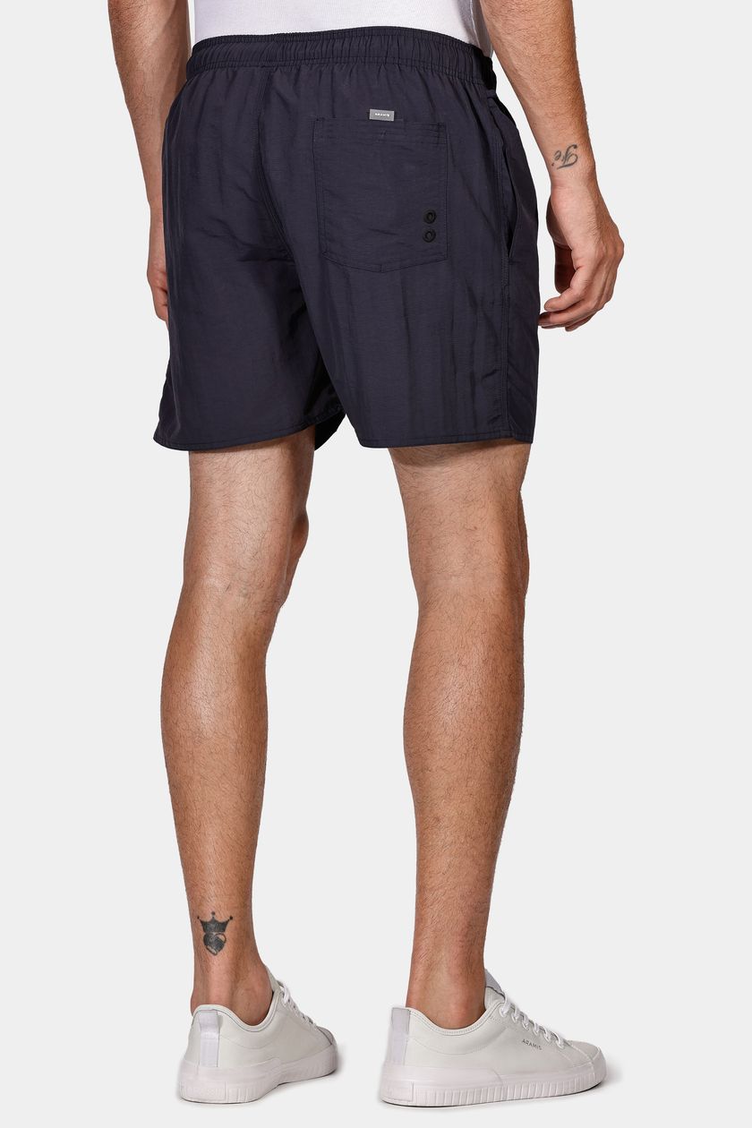 Shorts de Elástico Básico Color Marinho