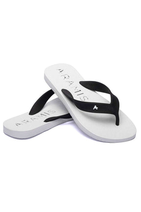 Chinelo Aramis Lines Branco Preto