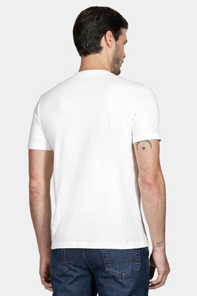 Camiseta Aramis College de Algodão Off White