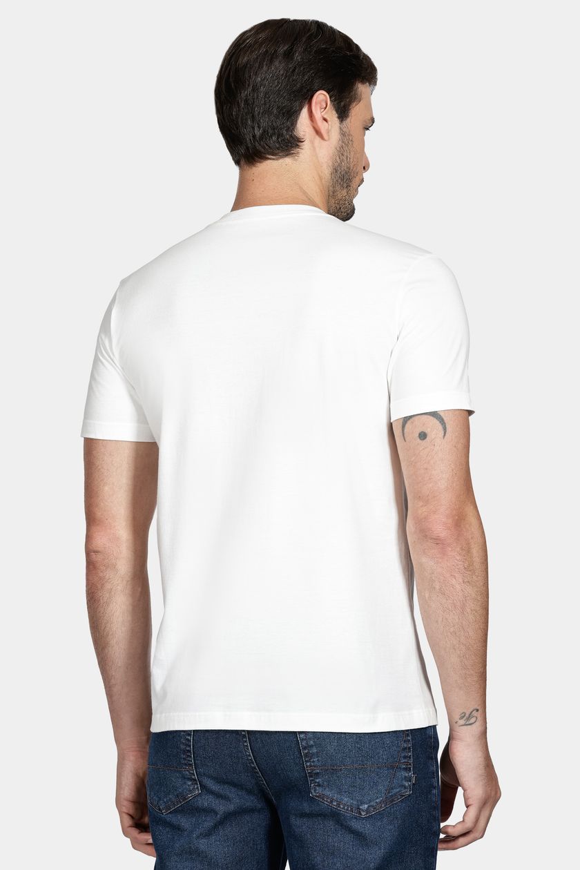 Camiseta Aramis College de Algodão Off White