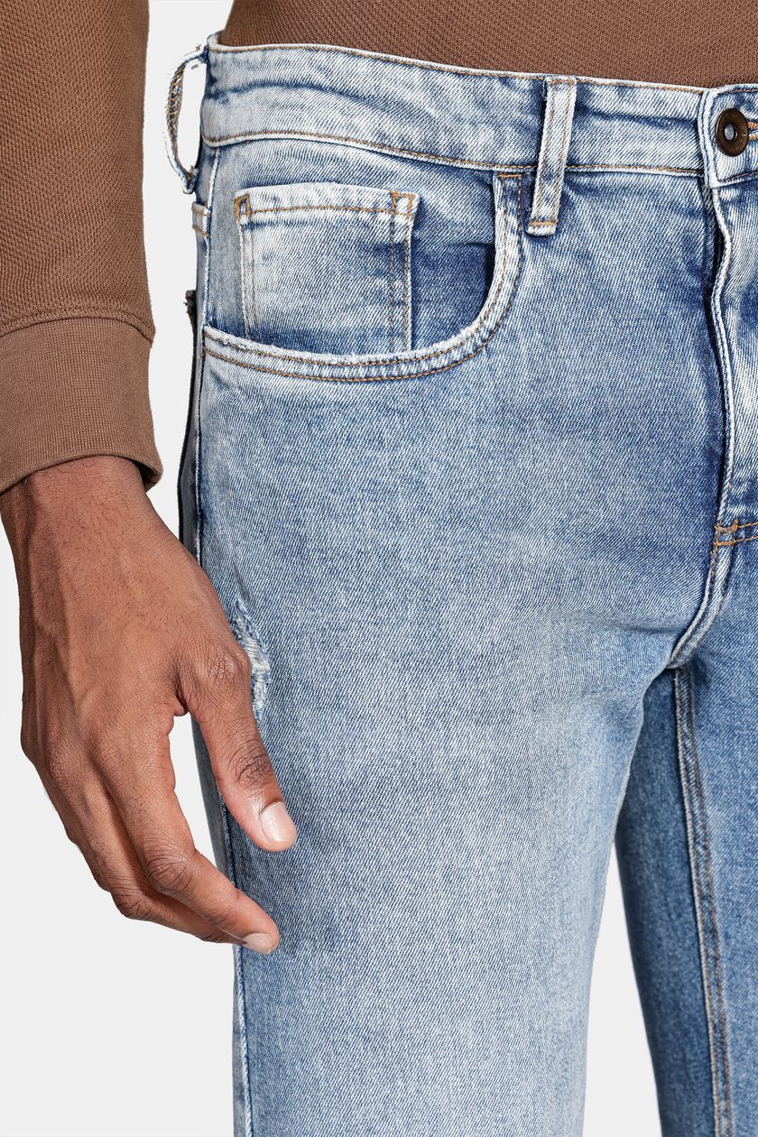Calça Jeans Slim Blue Stone Eco Azul Médio