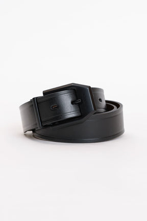 Cinto Couro Duplaface Shift Preto e Marrom