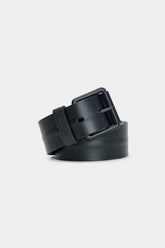 Cinto Couro Pinstripe Preto